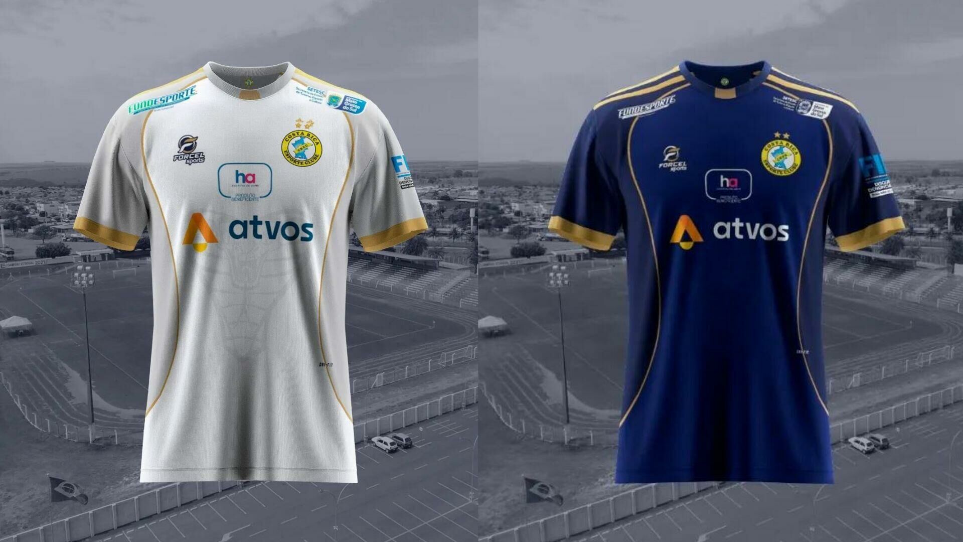 Imagem de compartilhamento para o artigo Costa Rica EC apresenta novos uniformes para a temporada 2026; veja fotos da MS Todo dia